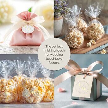 Custom Foil Stickers For Wedding Invitation Envelopes And Favours Elegant Minimalist, 5 of 12