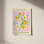 Daffodil Flower Print For New Beginnings, thumbnail 4 of 7