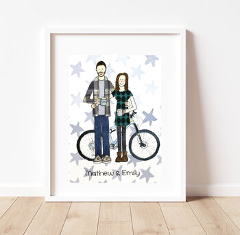 Personalised Family Illustration Print, 4 of 10