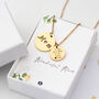 Personalised Love Mum 'Cz Stone' Pendant Necklace, thumbnail 1 of 8