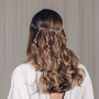 Silver And Freshwater Pearl Veil Style Hair Vine Elise, thumbnail 4 of 12