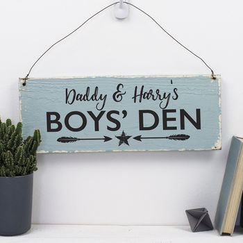 Personalised Wooden Man Cave Sign, 5 of 7