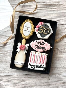 Milestone Birthday Biscuit Gift Box For Her, 2 of 9