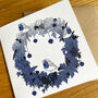 Christmas Trees And Inky Blue Robins Card Pack, thumbnail 4 of 6