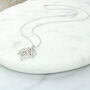 Sterling Silver 30th Birthday Leaf Necklace, thumbnail 8 of 12