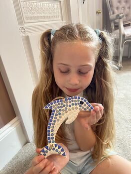 Children's Mosaic Craft Kit Sea Themed Options, 6 of 9