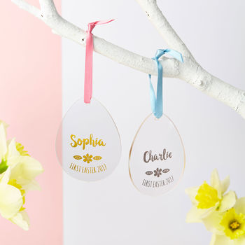 Personalised First Easter Foiled Decoration, 5 of 5