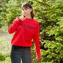 Santa Saw Everything Women's Christmas Sweatshirt, thumbnail 4 of 7