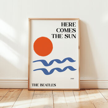 Here Comes The Sun Giclée Retro Art Print, 3 of 4