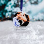 Personalised 1st Christmas Engaged Couples Decoration, thumbnail 7 of 8
