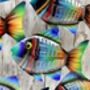 Tropical Fish Metal Wall Sculpture 70cm Coastal Décor, thumbnail 2 of 12