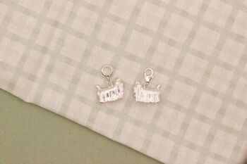 Long Haired Yorkshire Terrier Charm Sterling Silver, 2 of 6