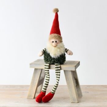 Large Sitting Santa Decoration, 5 of 5