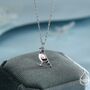 Pigeon Pendant Necklace In Sterling Silver, thumbnail 1 of 11