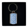 Blue Turkish Flower Keyring, thumbnail 1 of 12