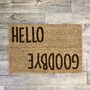 Personalised Entry Exit Message Doormat, thumbnail 1 of 5