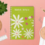 Personalised Bright Flowers Combined Diary And Notebook, thumbnail 4 of 12