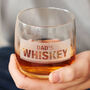 Personalised Message Whiskey Glass, thumbnail 1 of 2