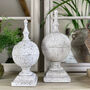 Large Aged Stone Effect Urn Finial Chatsworth, thumbnail 1 of 3
