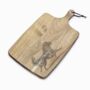 Personalised Belgian Shepherd Engraved Acacia Serving Board, thumbnail 5 of 6