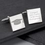 Personalised Graduation Cufflinks, thumbnail 2 of 3