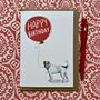 Personalised Parson Russell Terrier Birthday Card, thumbnail 3 of 4