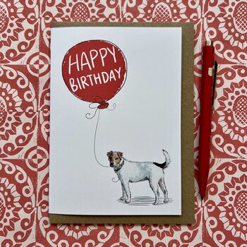 Personalised Parson Russell Terrier Birthday Card, 3 of 4