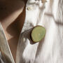 Mango Wood Slice Brooch, thumbnail 1 of 5