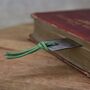 Personalised 6th Anniversary Gift, Iron Tassel Bookmark, thumbnail 2 of 12