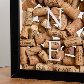 Vertical Transparent Cork Collector Frame, 9 of 10