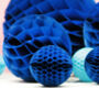 Navy Blue Honeycomb Party Decorations, thumbnail 2 of 5