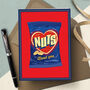 Funny Love Card ‘Nuts About You’, thumbnail 1 of 4