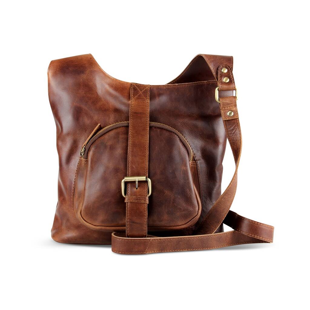 Keri Front Pocket Crossbody Bag By The Leather Store ...