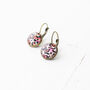 Pink Leopard Pattern Earrings, thumbnail 7 of 10