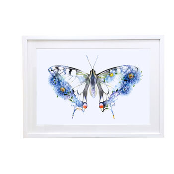 Swallowtail Butterfly Wildlife Botanical Art Print, 3 of 4