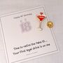 Funny 18th Birthday Cocktail Enamel Pin | Cute Gift For Friend, Daughter Or Sister, thumbnail 1 of 9