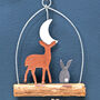 Deer And Bunny Decoration, thumbnail 3 of 3