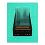 The Future Of Music Abstract Retro Style Wall Art Print, thumbnail 6 of 6