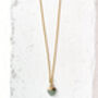 Aventurine Heart Necklace 18k Gold Plated Christmas Gift Present, thumbnail 5 of 5