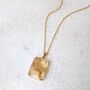 The Rectangle Citrine Necklace, thumbnail 1 of 10