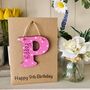 Personalised 9th Letter Birthday Wooden Keepsake Card, thumbnail 1 of 5