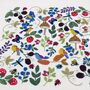 Birds, Bugs And Berries, Hand Embroidery Kit, thumbnail 6 of 12