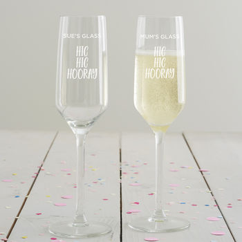Personalised Celebration Champagne Flute, 3 of 6