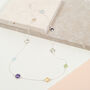 Chennai Sterling Silver And Multi Gemstone Necklace, thumbnail 1 of 9