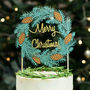Christmas Wreath Cake Topper, thumbnail 3 of 3