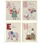 Personalised Girls Alphabet Embroidered Picture Gift, thumbnail 6 of 12