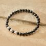 Men's Personalised Semi Precious Bead Bracelet, thumbnail 4 of 9
