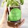 Personalised 'Don't Kill Me' Basil Jar Grow Kit, thumbnail 1 of 3