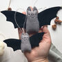 Sew Your Own Bertie And Baby Felt Bats Decoration Kit, thumbnail 2 of 9