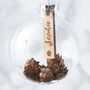 Personalised Pine Cone Christmas Bauble, thumbnail 1 of 8